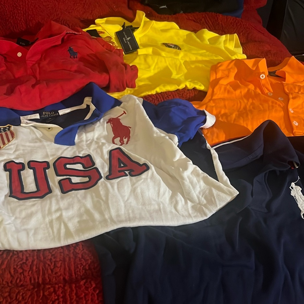 5 Ralph Lauren shirts